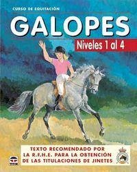 Cover CURSO DE EQUITACIÓN. GALOPES. NIVELES 1 AL 4