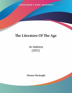 The Literature Of The Age