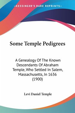 Some Temple Pedigrees