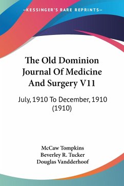 The Old Dominion Journal Of Medicine And Surgery V11