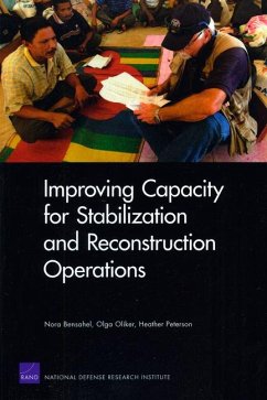 Improving Capacity for Stabilization and Reconstruction Operations - Bensahel, Nora