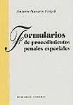 Formularios de procedimientos penales especiales - Navarro Fenech, Antonio