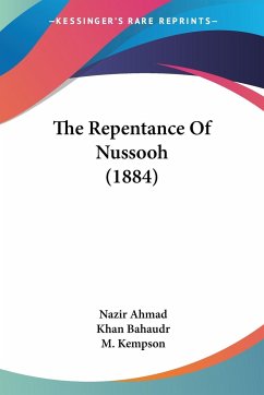 The Repentance Of Nussooh (1884)