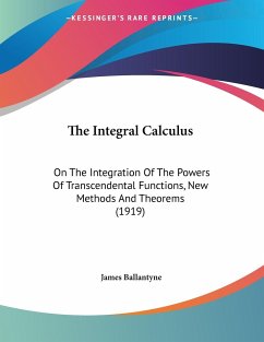 The Integral Calculus