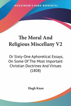 The Moral And Religious Miscellany V2 - Knox, Hugh