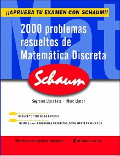 2000 problemas resueltos de matemática discreta - Lipschutz, Seymour; Lipson, Marc Lars