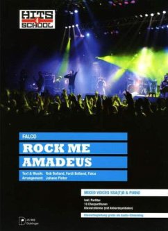 Rock Me Amadeus, für 4-5stimmigen Chor und Klavier, Partitur, 10 Chorpartituren und Klavierstimme - Falco