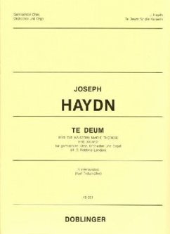 Te Deum für die Kaiserin Marie Therese C-Dur Hob.XXIIIc:2, Klavierauszug - Haydn, Joseph