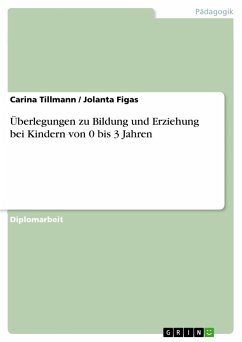 Überlegungen zu Bildung und Erziehung bei Kindern von 0 bis 3 Jahren - Figas, Jolanta; Tillmann, Carina