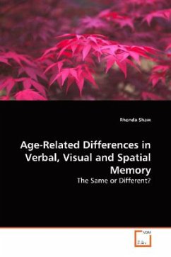 Age-Related Differences in Verbal, Visual and Spatial Memory - Shaw, Rhonda