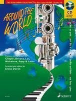 Around the World, Grades 6-8: The Elena Duran Collection 2 for Flute & Piano, Volume 3 [With CD (Audio)]