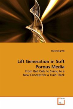 Cover Lift Generation in Soft Porous Media