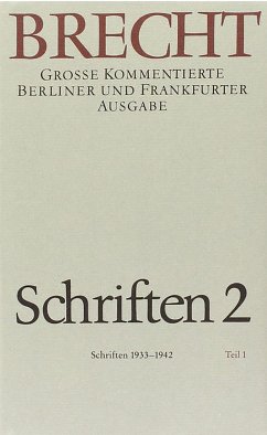 Schriften 1933-1942 - Bertolt Brecht