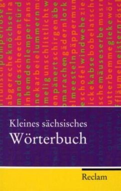 Kleines sächsisches Wörterbuch - Bergmann, Gunter