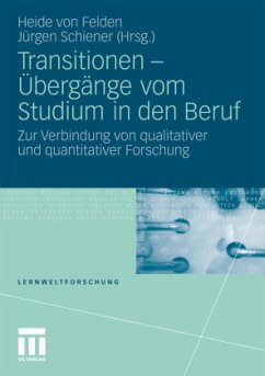 Transitionen - Übergänge vom Studium in den Beruf - Felden, Heide von / Schiener, Jürgen (Hrsg.)