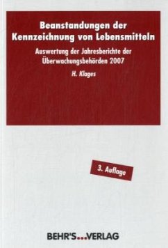 Cover Beanstandungen der Kennzeichnung von Lebensmitteln