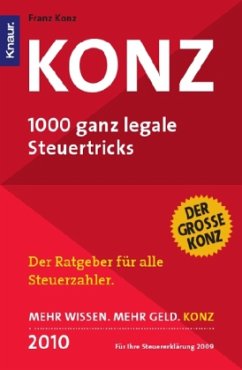 Cover Konz 2010, 1000 ganz legale Steuertricks