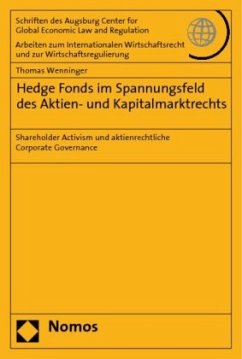 Hedge Fonds im Spannungsfeld des Aktien- und Kapitalmarktrechts - Wenninger, Thomas G.