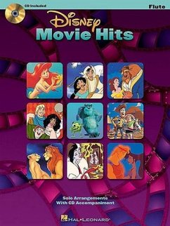 Cover Disney Movie Hits for Flute: Play Along with a Full Symphony Orchestra! [With CD (Audio)]
