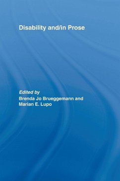 Cover Disability and/in Prose