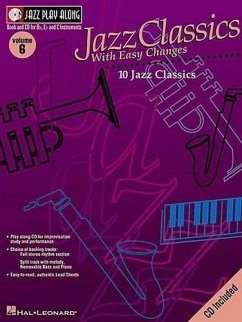 Jazz Classics with Easy Changes Jazz Play-Along Volume 6 Book/Online Audio