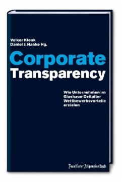 Corporate Transparency Cover Corporate Transparency
