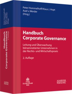 Handbuch Corporate Governance - Hommelhoff, Peter / Hopt, Klaus J. / Werder, Axel v. (Hrsg.)