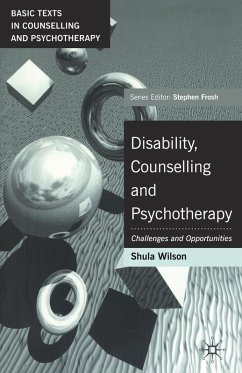 Cover Disability, Counselling and Psychotherapy
