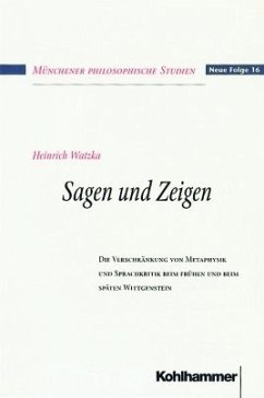 Sagen und Zeigen - Watzka, Heinrich