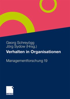 Verhalten in Organisationen - Schreyögg, Georg / Sydow, Jörg (Hrsg.)