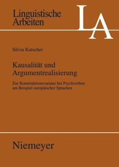 Kausalität und Argumentrealisierung - Kutscher, Silvia