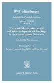 Wirtschaftlicher Strukturwandel und Wirtschaftspolitik auf dem Wege in die wissensbasierte Ökonomie.