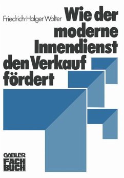 Wie der moderne Innendienst den Verkauf fördert - Wolter, Friedrich-Holger
