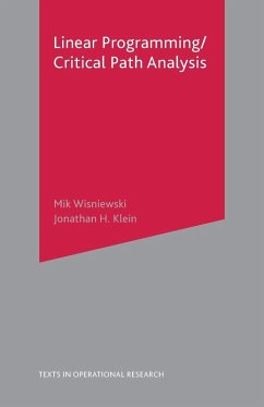 Critical Path Analysis and Linear Programming - Wisniewski, Mik; Klein, Jonathan H