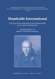 Humboldt International - Schwinges, Rainer Christoph (Hrsg.)