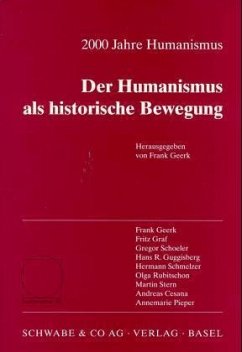 Cover 2000 Jahre Humanismus, Der Humanismus als historische Bewegung