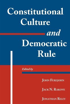 Constitutional Culture and Democratic Rule - Ferejohn, John A.