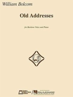 Old Addresses: For Baritone and Piano