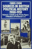 Sources in British Political History 1900-1951