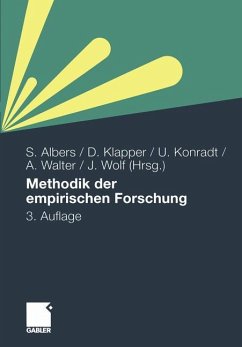 Methodik der empirischen Forschung - Albers, Sönke / Klapper, Daniel / Konradt, Udo / Walter, Achim / Wolf, Joachim (Hrsg.)