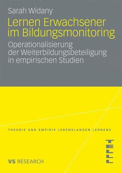 Lernen Erwachsener Im Bildungsmonitoring - 