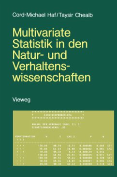 Multivariate Statistik in den Natur- und Verhaltenswissenschaften - Haf, Cord-Michael