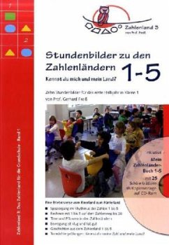 Stundenbilder zu den Zahlenländern 1-5, m. CD-ROM - Preiß, Gerhard