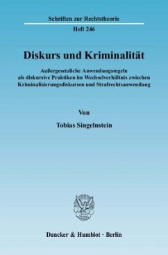 Diskurs und Kriminalität - Singelnstein, Tobias