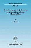 Grundprobleme einer juristischen (gemeinschaftsrechtlichen) Methodenlehre