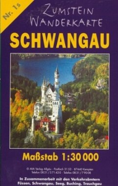Zumstein Wanderkarte Schwangau - AVA-Verlag