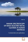 RAMAN SPECTROSCOPY OF MASS-SELECTED METAL CLUSTERS IN AGRON MATRICES