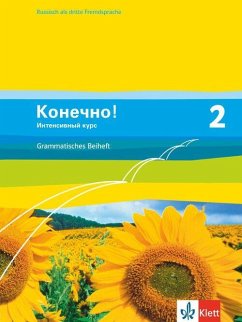 Cover Konetschno! Band 2. Russisch als 3. Fremdsprache. Intensivnyj Kurs. Grammatisches Beiheft