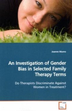 An Investigation of Gender Bias in Selected Family Therapy Terms - Munro, Joanne