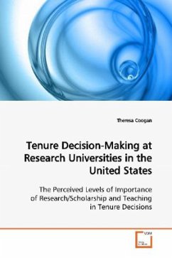 Cover Tenure Decision-Making at Research Universities in the United States